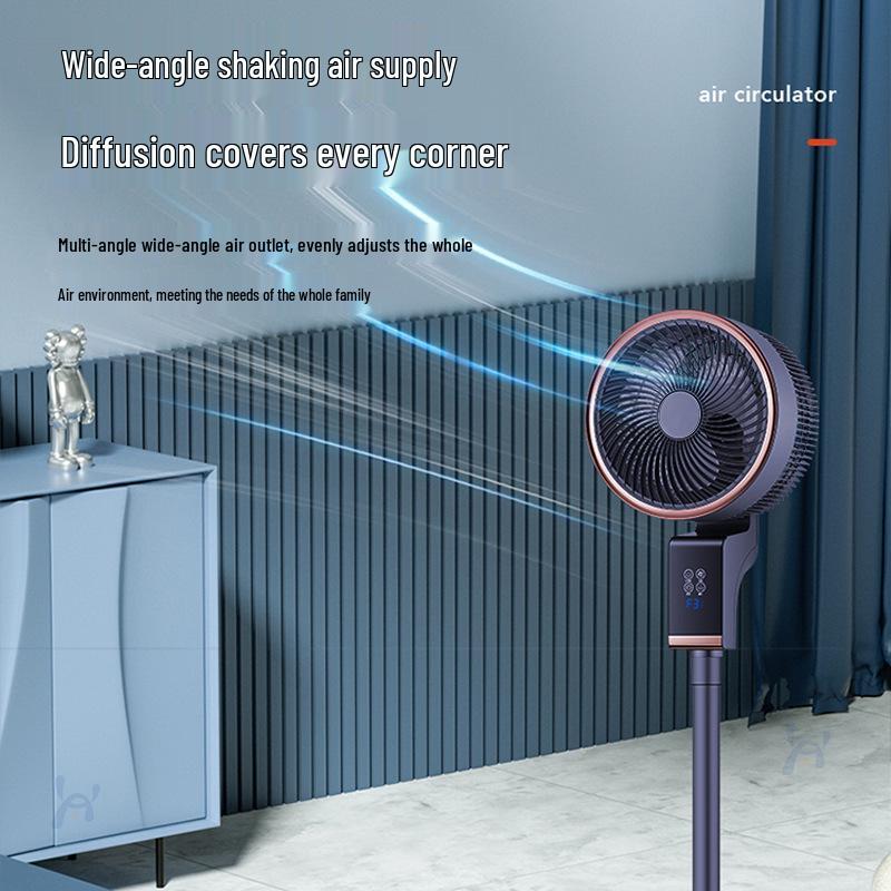 Leiser, oszillierender Stand- und Tischventilator mit Sprachfernbedienung