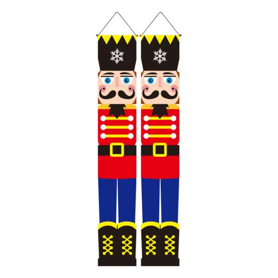 Christmas Porch Sign Bright Color Festival Supplies