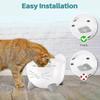 Catit PIXI 2025 Drinking Fountain Replacement Filters, Pack of 20, Activated Carbon Water Filter for Cat Water Fountain, Improves Water Quality