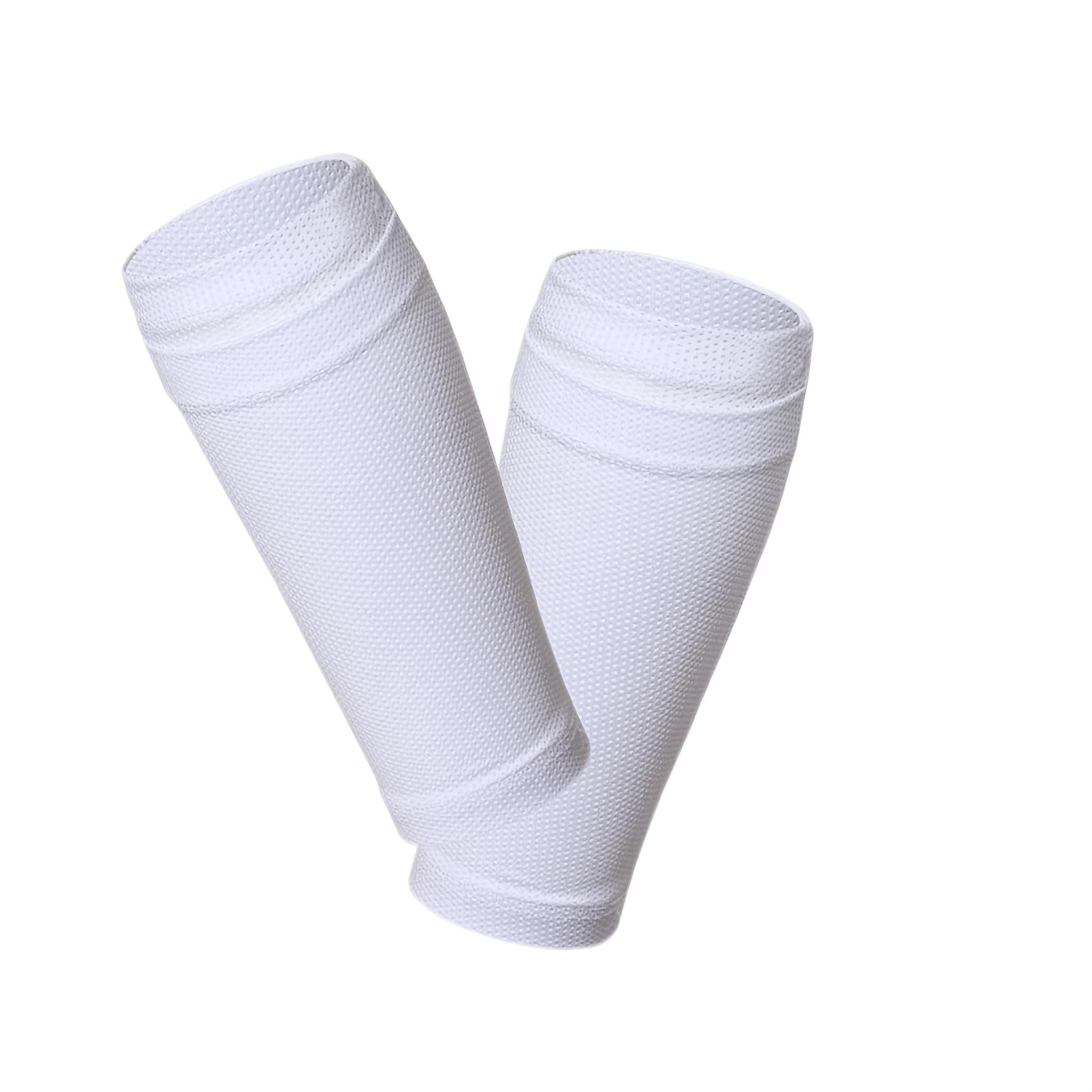 

1 Pair Double-Layer Calf Socks Football Sock Covers, with Hidden Pockets, Long Tube Calf Socks, Sports Socks Cover білий