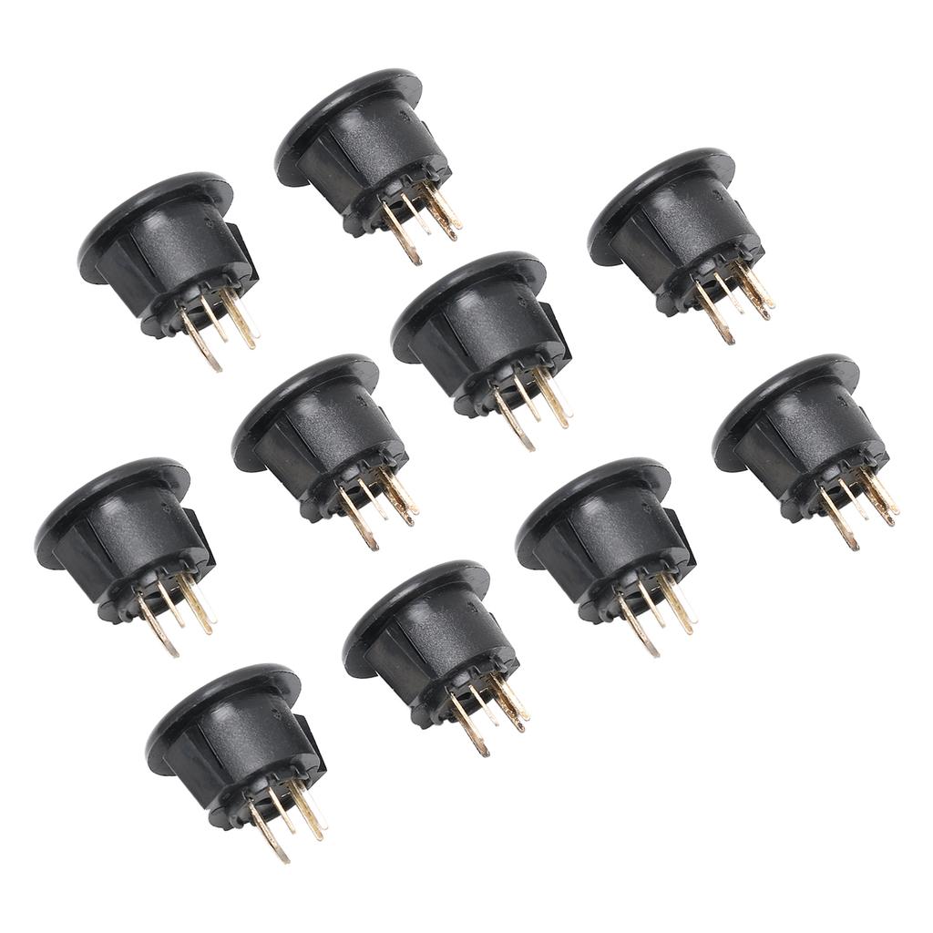 10pcs Electrotherapy Apparatus Base 5 Core Pin Hole Socket for Beauty Instrument Meridian Control Massage Machine
