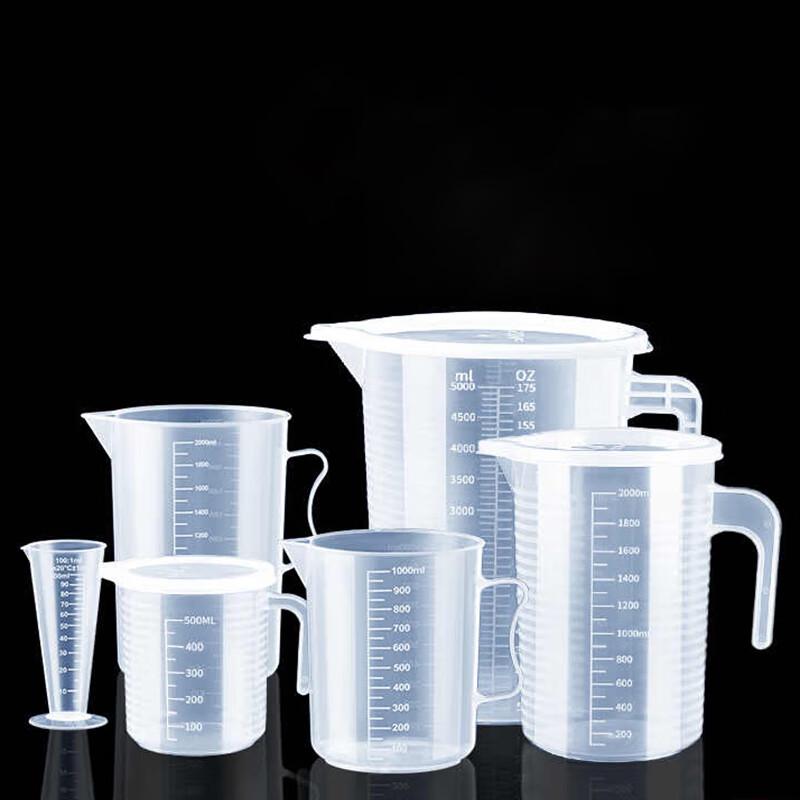 Graduated Plastic Measuring Cup with Handle