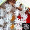 3 Pcs White Snowflake Artificial Christmas Festival Party Home Decor Ornaments