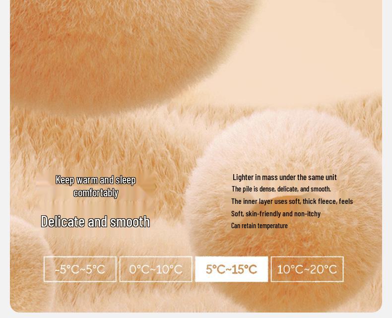 Sea Island Samt Damen Winter Pyjama - Langarm, Lange Hose, Dicke Korallenfleece Strickjacke Homewear Set