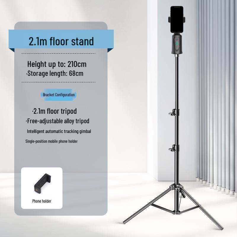 360° AI Auto-Follow Gimbal with Face Recognition