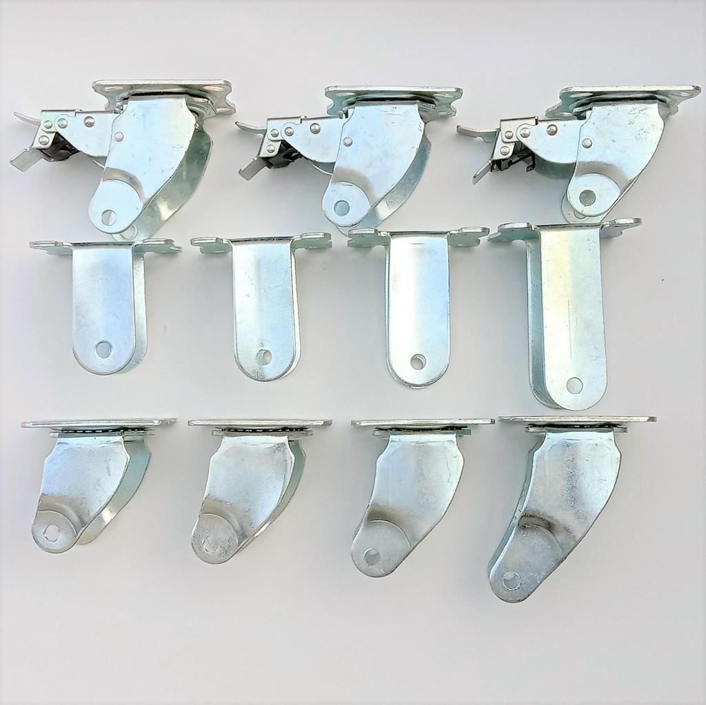 Heavy-Duty Industrial Swivel Caster Wheel with One-Piece Deep-Drawn Bracket