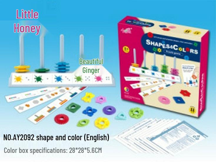 

Маленькая игра на сопоставление форм и цветов: Развивающая игрушка для раннего развития для взаимодействия родителей и детей