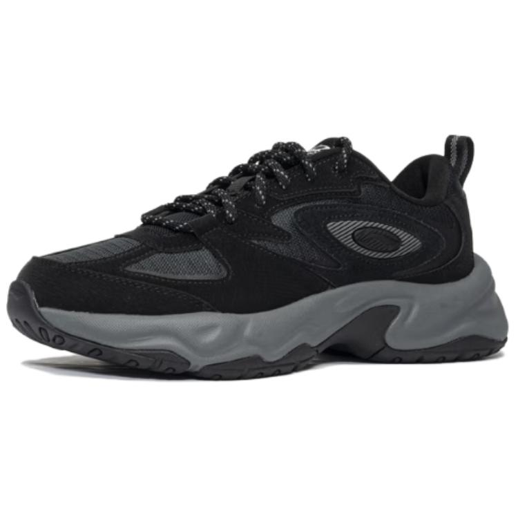 Li Ning Cushioning, Wear Resistant Low top Casual Shoes Unisex Black AGCV245-1