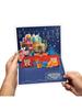  Exquisite Handmade Gift Card for Chanukah Festival 3DPopUp Blessing Card HappyHanukkah Card Menorah Light Greeting Card