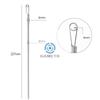 2/4pcs Bendable Spring Drawstring Threader Clip Pants Hoodies Elastic Band Lace Cord Flexible Drawstring Thread DIY