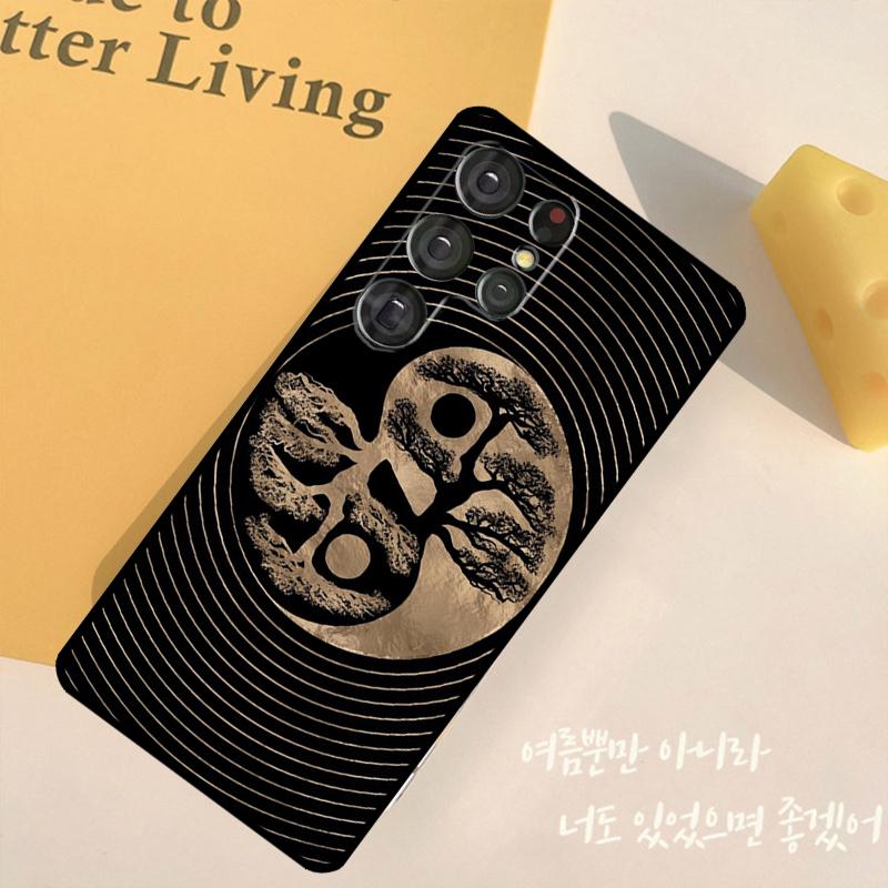 Tree of Life Yin Yang Cover For Samsung Galaxy S23 S21 S22 Ultra S20 FE S8 S9 S10 Plus Note 10 Note 20 Ultra Case