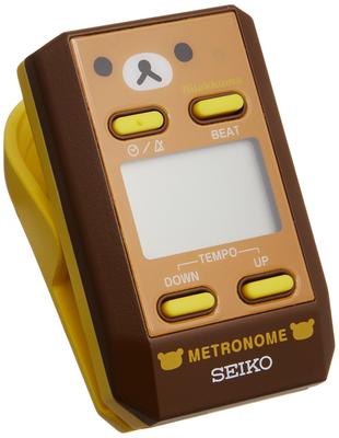 Metrónomo Digital SEIKO com Relógio Modelo Limitado Rilakkuma Marrom DM51RKBR