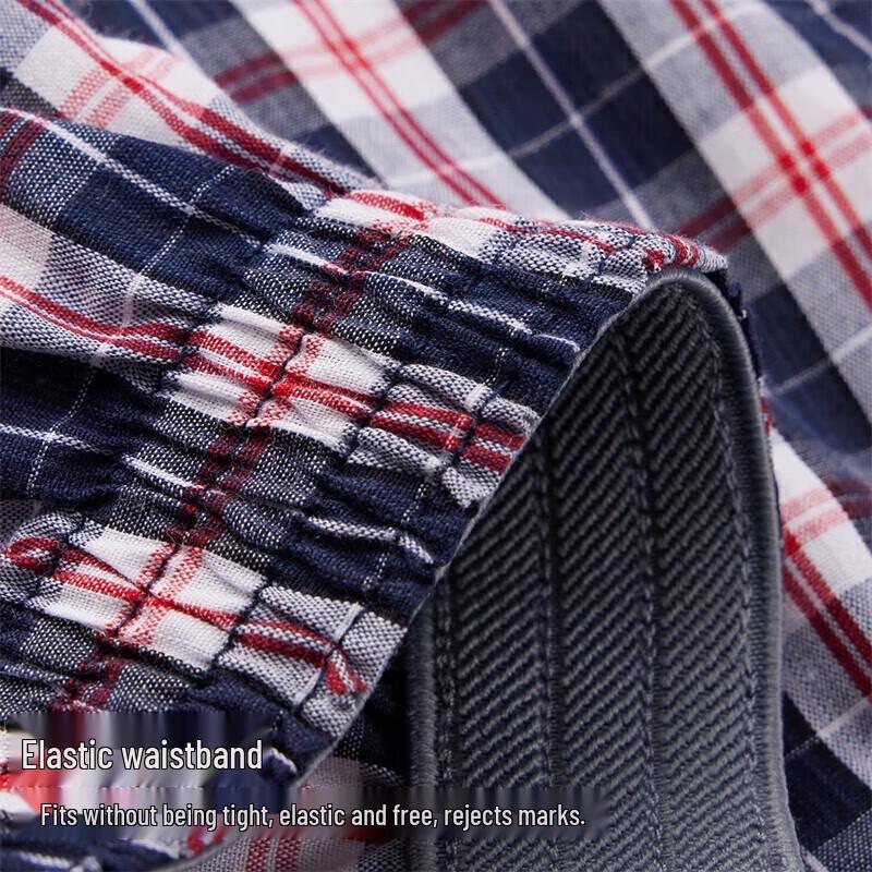 Men's 100% Cotton Woven Boxer Shorts 3-Pack