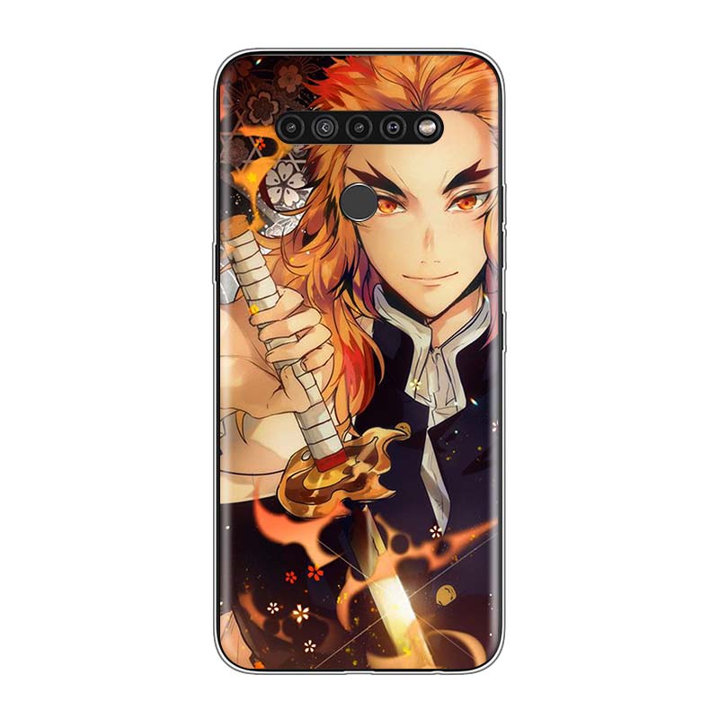 Demon Slayer Kimetsu No Yaiba For LG V60 V50S V50 G8X G8S G8 G7 ThinQ 5G K61 K51S K41S K30 K20 Q60 Q9 Soft Phone Case
