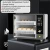 Incubatrice per uova completamente automatica, controllo della temperatura tipo touch, incubatrice da fattoria, adatta per polli, anatre, oche, pollame e incubatrici
