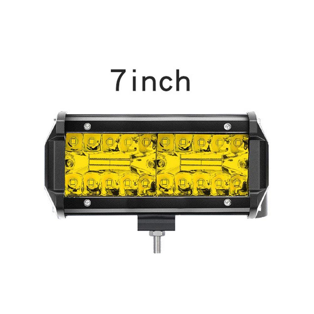 LED Work Light Amber Led Bar 12-24V Headlights Offroad LED Pods 4X4 Spotlights Driving Fog Lamp for Tractors Truck Motorcycle
