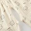 Summer Thin Pure Cotton Anti-Mosquito Gauze Pants for Children: Crotch-Opening, A-Class, Loose Wide-Leg Design for Outdoor and Casual Home Wear