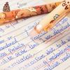 1 Set/6 Stück Niedlicher Radierbarer Stift Kabipbala Gelstift Druck Bürogeschenk Schulbedarf Schreibwaren Kawaii Lustiger Stift