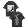 Rapper Young Miko Graphic T Shirts Men Women Clothing High Quality Vintage Washed Tshirt Summer Casual Loose Cotton Tshirts