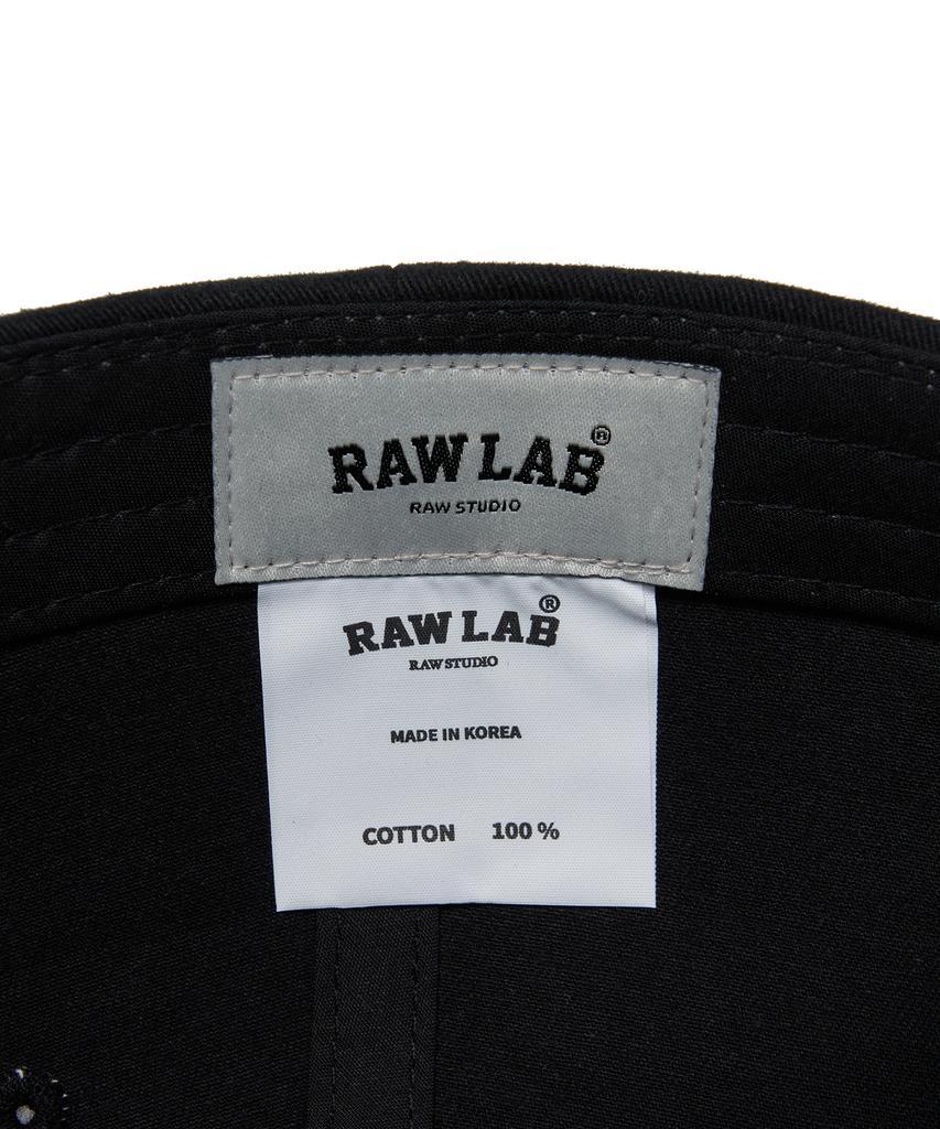RAW LAB Bohemian Embroidered Ball Cap (Black)