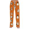 Women's Loose Fit Halloween Print Pajama Pants for and Sleep
