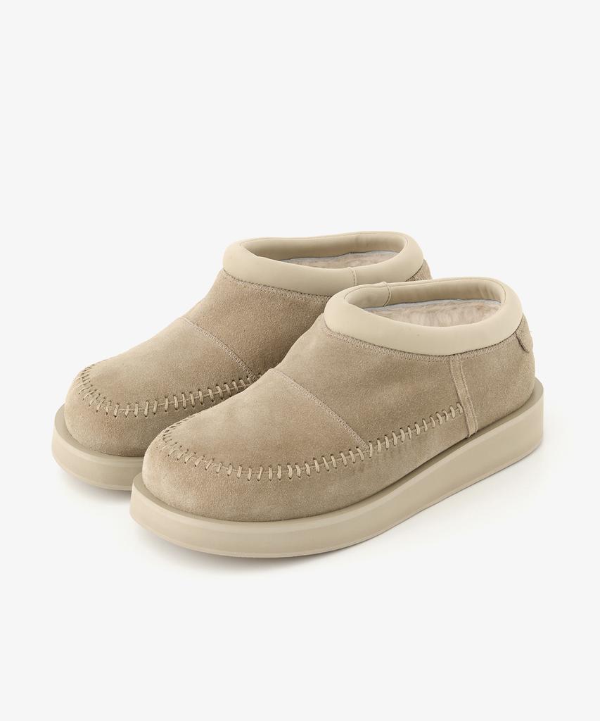 Romantic Move Croco Winter Shoes R24U003 (Beige Suede)
