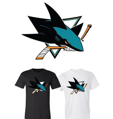 San Jose Sharks Team Logo Shirt S-6XL Tracking!! Unisex T-Shirt