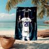 Vinicius Junior Fashion Beach Towel: Ideal for Summer Adventures Soft, absorbent and quick drying suitable for swimming and bathing