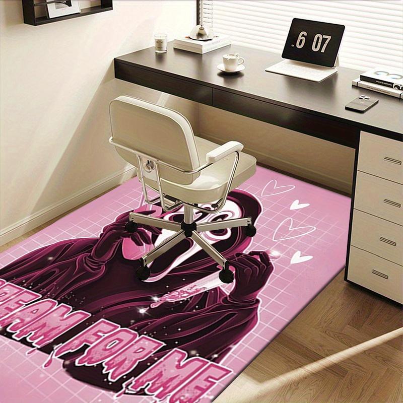 1pc Scream,Mask,Heart Office Carpet Soft Polyester Entrance Carpet Washable Non slip Machine Washabl