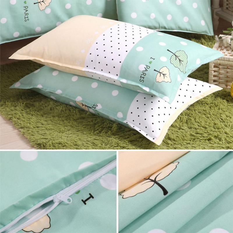 2pcs Student Dormitory Cute Print Pillowcase Home Adult Pillowcase Comfortable and Durable 48X74cm
