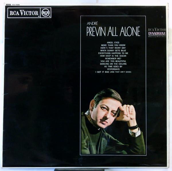 

LP Record ANDRÉ PREVIN - All Alone RD7896 RCA Victor 1967 UK Jazz Used