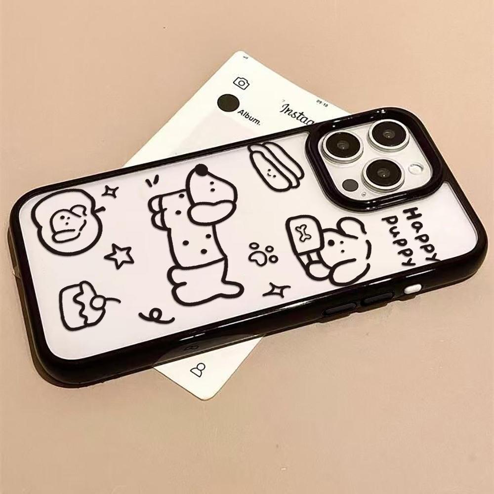 Acrylic Phone Case for iPhone 11 12 13 14 Pro 12 14 16 Pro Max for Samsung A16 A36 A56 S24 FE High-quality Painted Anti-fall Mobile Phone Case