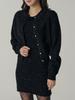 Sorry, Too Much Love Staring Night Knit Mini Dress_Black