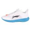 Li Ning Kids Comfortable Non-Slip Shock Absorbing Low-Top Running Shoes Unisex Running Shoes White Blue YKFU052-3