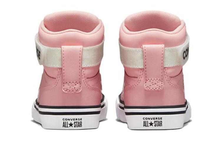 Converse Pro Blaze Strap Comfortable Abrasion Resistant High top Kids Canvas Shoes Unisex 672129C