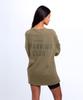BOXRAW Sparring Club Oversized T-Shirt - Women'S W Bxrw-Spclt-W [Washed Olive] (C Type)
