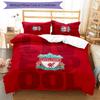 3pcs L-Liverpool (4) Design Cover Set - HD Printed Bedding with 1 Cover and 2 Pillowcases - Perfect for Home and Dorm Decor