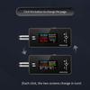 Voltage Ammeter Digital Tester for 5.5x2.5/2.1 Device 0.96inch TFT Color Display 4-30V 0-12A 5.5x2.5 Interface Tester