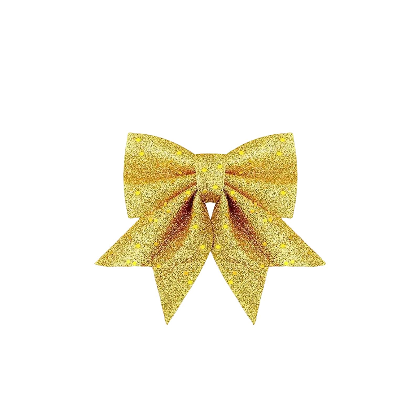 

Christmas Bow Pearl Cotton Gold Powder Bow Christmas Tree Pendant Hotel Shopping Mall Christmas Scene Decoration One Size золотий