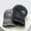 New Men Women Korean Embroidered Letters Mountain Baseball Hats Sunshade Retro Versatile ins Peaked Caps Personal Fashion Casual