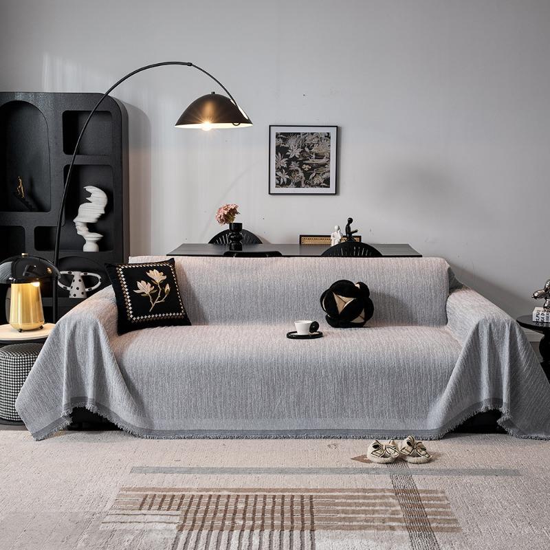 Premium sofa cover cloth towel, all-season universal cream wind sofa seat cushion, all-inclusive, all-inclusive cover cover, non-slip cover blanket