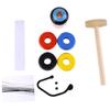 1Set Immortal Daruma Unbreakable Wooden Man Magic Toy Fun Toy Accessory