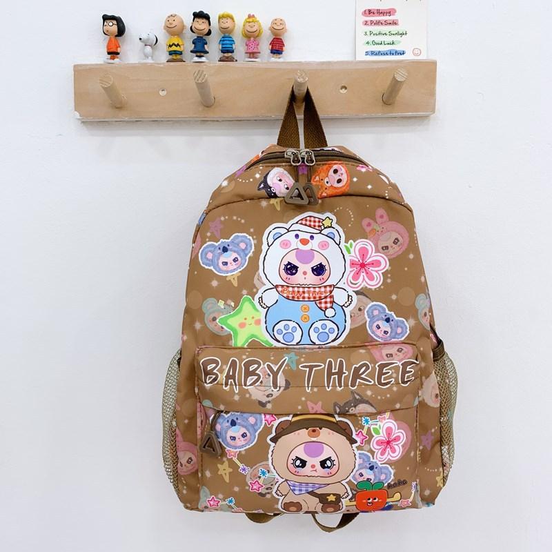 New Cartoon Children's Schoolbag Cute Large Capacity Ultra-light Small Backpack Printed Kindergarten Backpack Bag