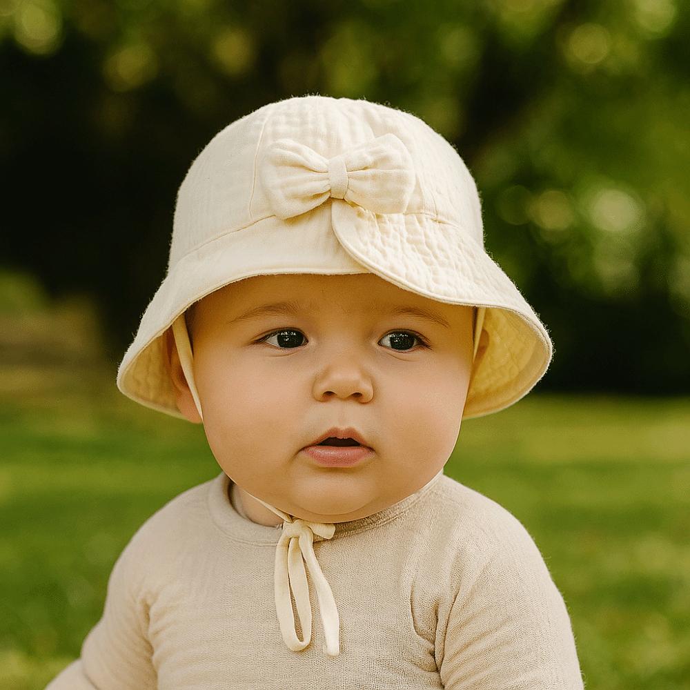 Love Heart Toddle Bucket Hat Cotton Infant Fisherman Hat Comfortable Baby Sunhat  Boy
