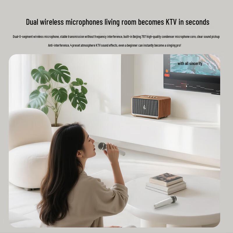 Edifier K300 Multifunction KTV Bluetooth Speaker CN plug (adapter included)