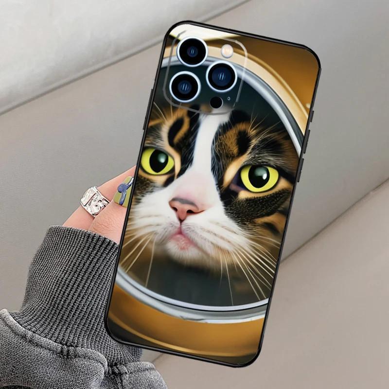 

Чехол для мобильного телефона iPhone14 Pro с изображением приключений космического котенка отправляется от имени других лиц, окрашен и защищен от падений на троих. iPhone 16 Plus