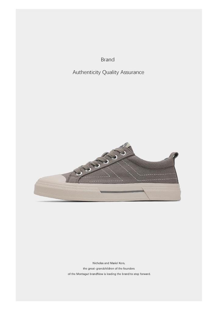 2026 Spring Men's Versatile Canvas Shoes - Fashionable, Comfortable, Low Top Skate Sneakers