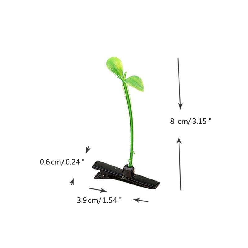 Collezione di 10 Eleganti Fermagli per Capelli Simulazione Pianta Clip per Capelli Colorati Barrettine per Capelli Copricapo per Spettacoli