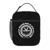 Night Riders Logo Lunchtasche Wiederverwendbar Tragbar Kühlbox Thermische Brotdose Oxford Bento Tragetasche für Arbeit Reisen Picknick