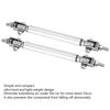 2Pcs 75mm Car Bumper Protector Lip Rod Splitter Strut   Support Front Rr  